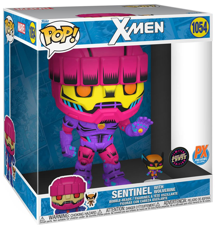 Figurine Pop X Men Marvel 1054 Pas Cher Sentinel Avec Wolverine