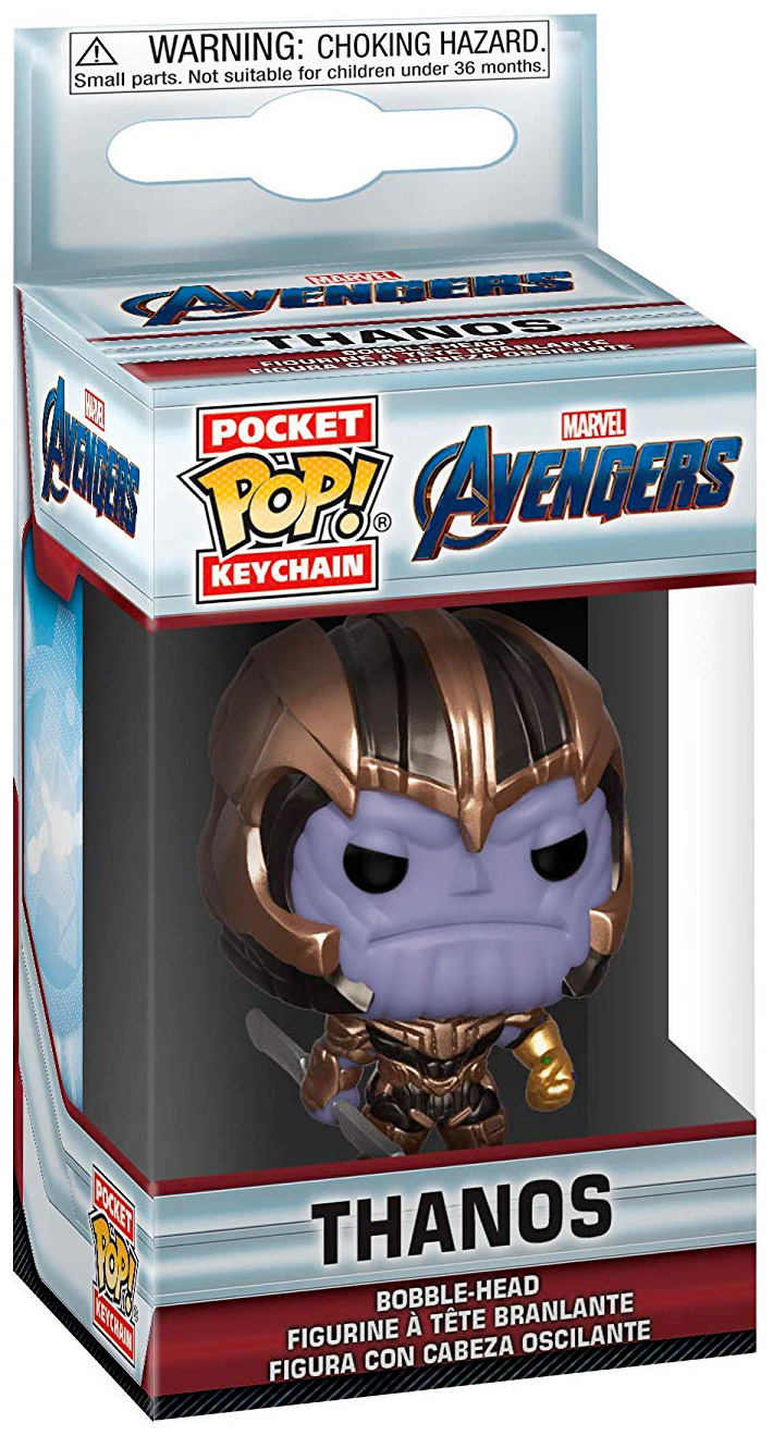 Figurine Pop Avengers Endgame Marvel pas cher Thanos Porte clés