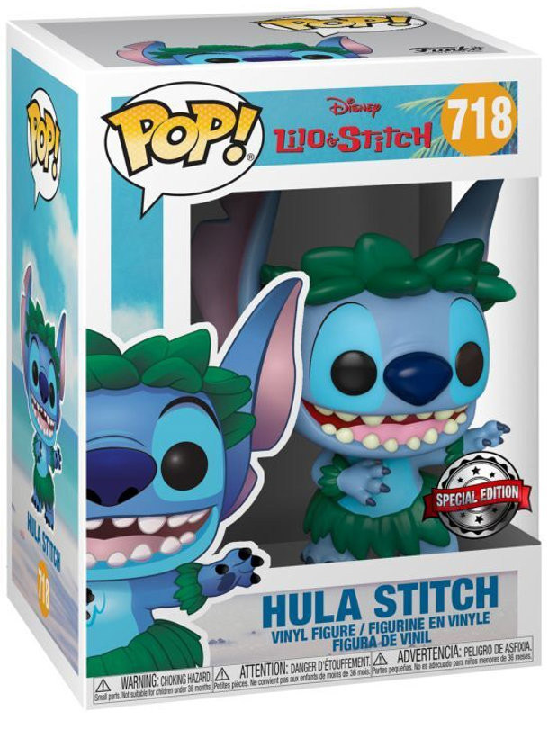 Figurine Pop Lilo et Stitch Disney 718 pas chère Hula Stitch